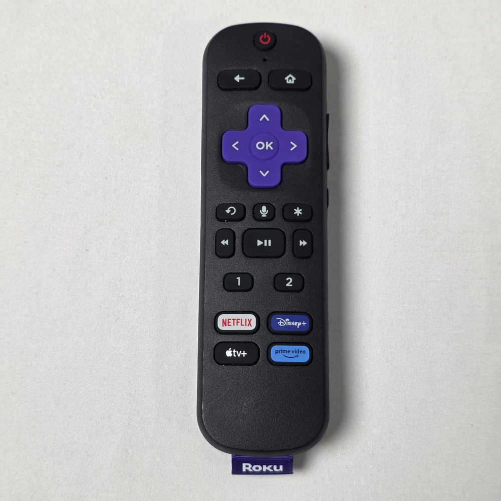 Roku Voice Remote RC-EL3 Replacement Voice Search Netflix Disney+ AppleTV+ Prime